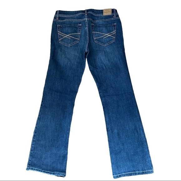 Aeropostale Chelsea boot cut blue denim jeans 5/6 short - Picture 3 of 8